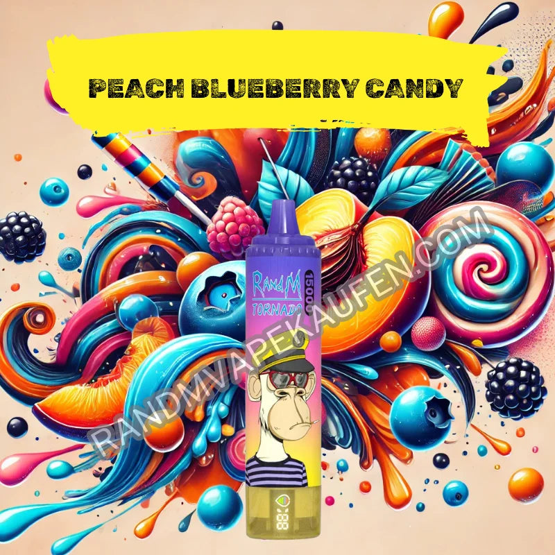 Tornado Vape 15000 - Peach Blueberry Candy