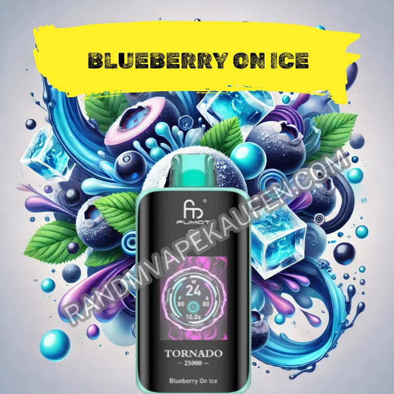 Tornado Vape 25000 - Blueberry on Ice