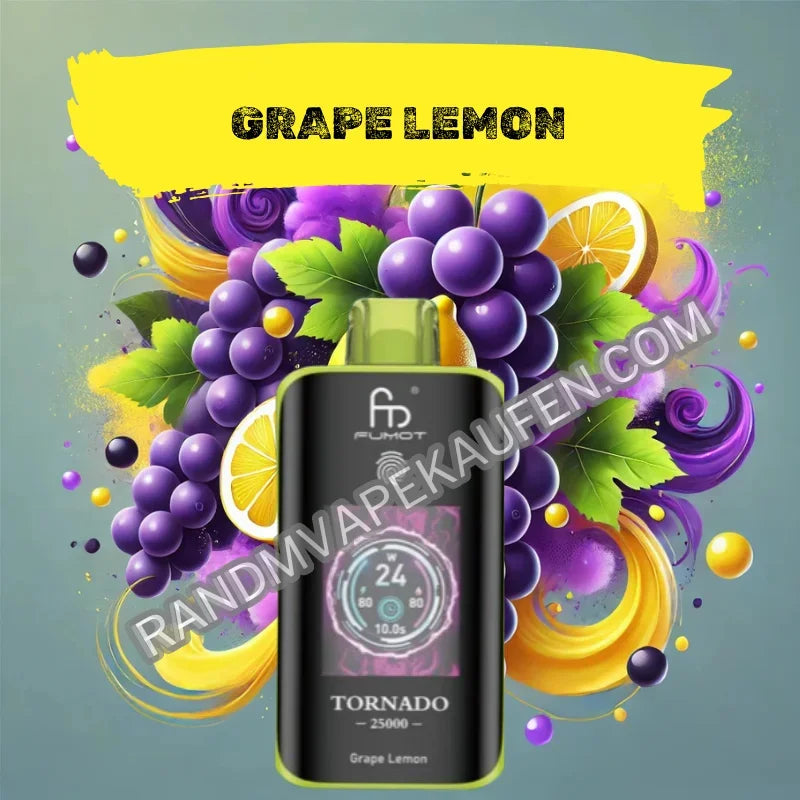 Tornado Vape 25000 - Grape Lemon
