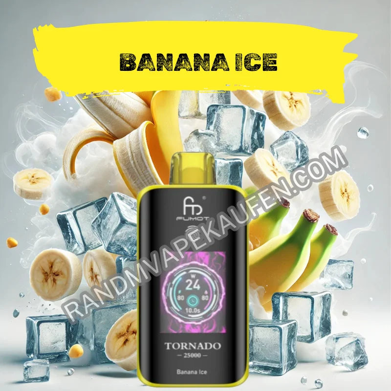 Tornado Vape 25000 - Banana Ice