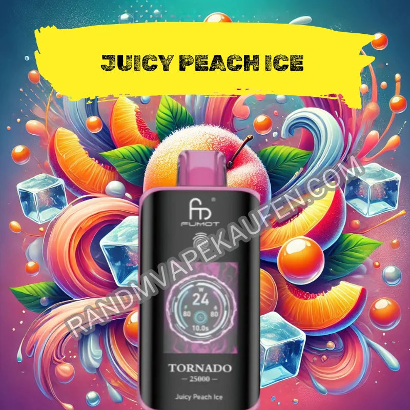 Tornado Vape 25000 - Juicy Peach Ice