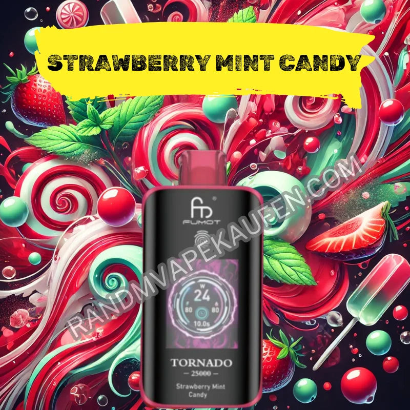 Tornado Vape 25000 - Strawberry Mint Candy